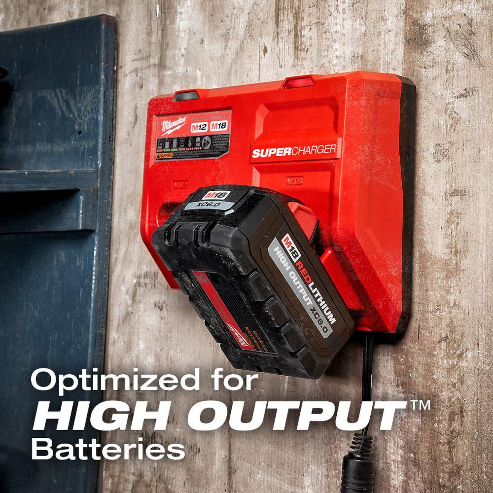 Milwaukee 48-59-1811 M12 and M18 12-Volt 18-Volt Lithium-Ion Multi-Voltage Super Charger Battery Charger4