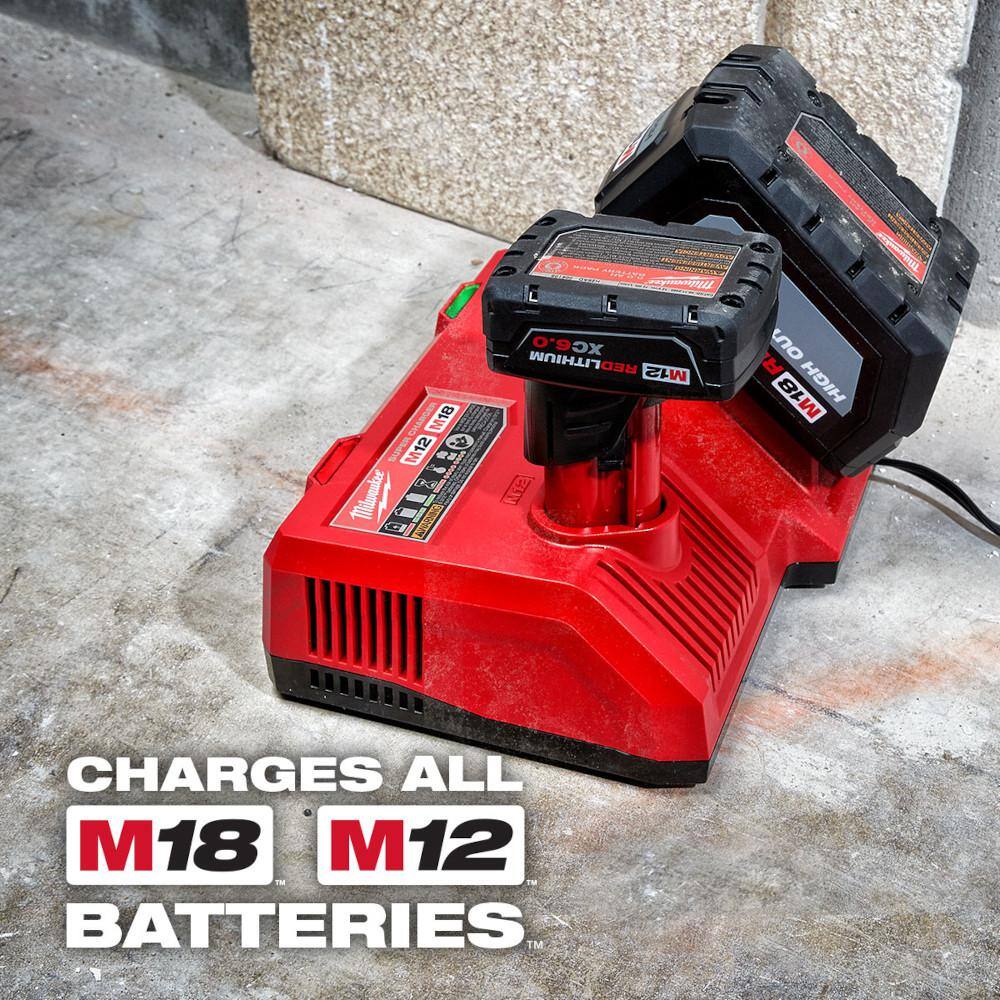 Milwaukee 48-59-1811 M12 and M18 12-Volt 18-Volt Lithium-Ion Multi-Voltage Super Charger Battery Charger5