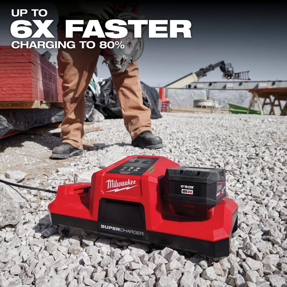 Milwaukee 48-59-1815 M18 18V Dual Bay Simultaneous Super Charger5