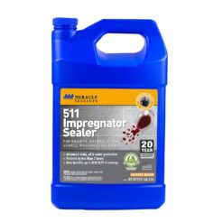 Miracle Sealants 511 Impregnator Advanced Penetrating Sealer for Countertops, Stone, Tile & Grout, Gallon