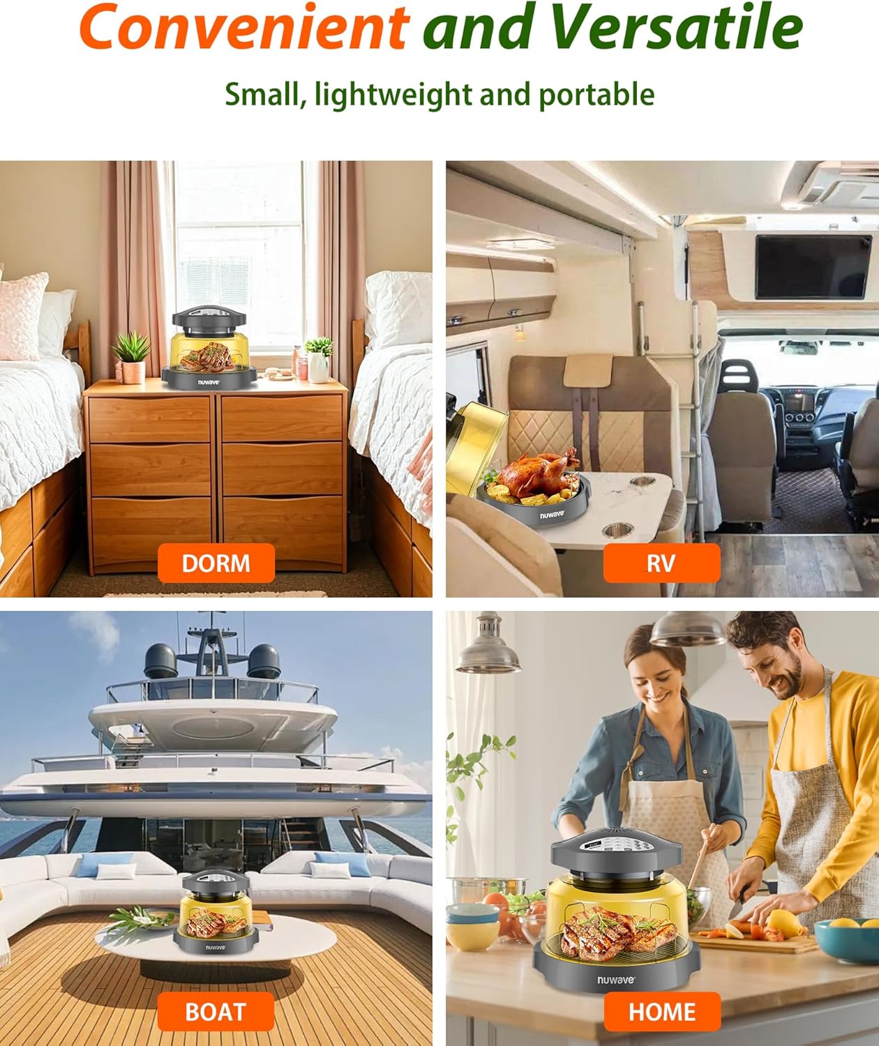 Nuwave Oven Pro Plus Air Fryer, Infra-Red Countertop, 2025 Advanced Convection, No Defrosting or Preheating, Cook Fresh or Frozen, Durable Power Dome, 100 Presets & 50 Memory, PFAS Free, Cool Grey11