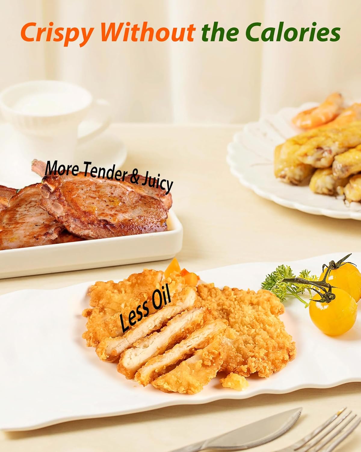 Nuwave Oven Pro Plus Air Fryer, Infra-Red Countertop, 2025 Advanced Convection, No Defrosting or Preheating, Cook Fresh or Frozen, Durable Power Dome, 100 Presets & 50 Memory, PFAS Free, Cool Grey2