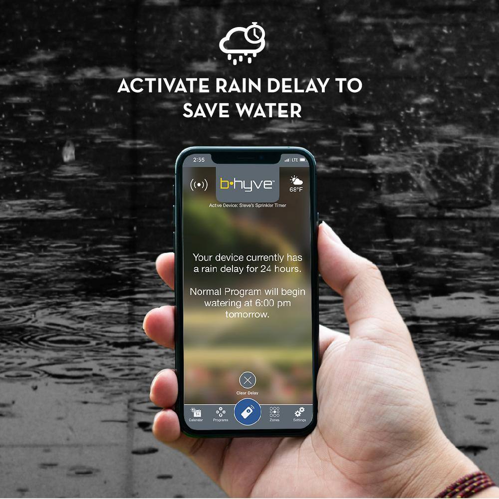 Orbit 57950 B-hyve 12-Zone Indoor Outdoor Smart Sprinkler Controller, Works with Amazon Alexa6