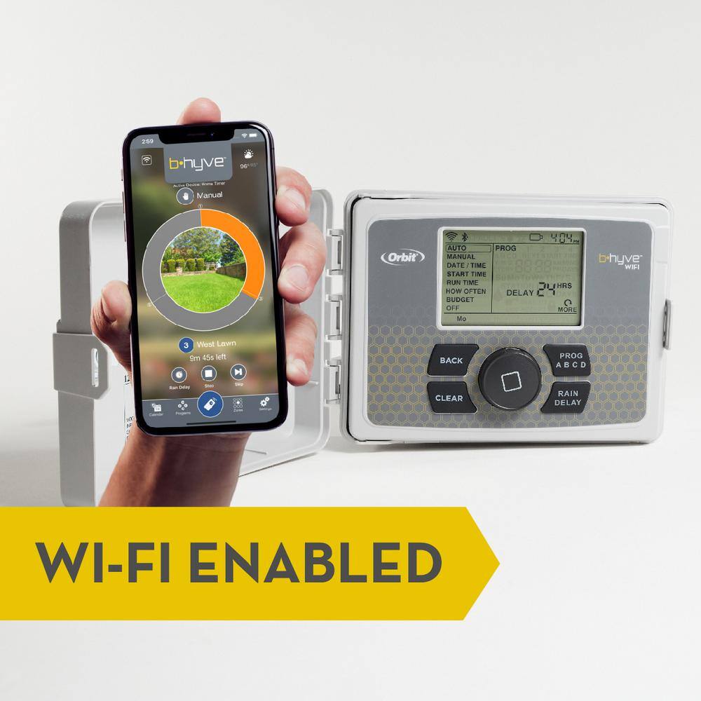 Orbit 57950 B-hyve 12-Zone Indoor Outdoor Smart Sprinkler Controller, Works with Amazon Alexa8
