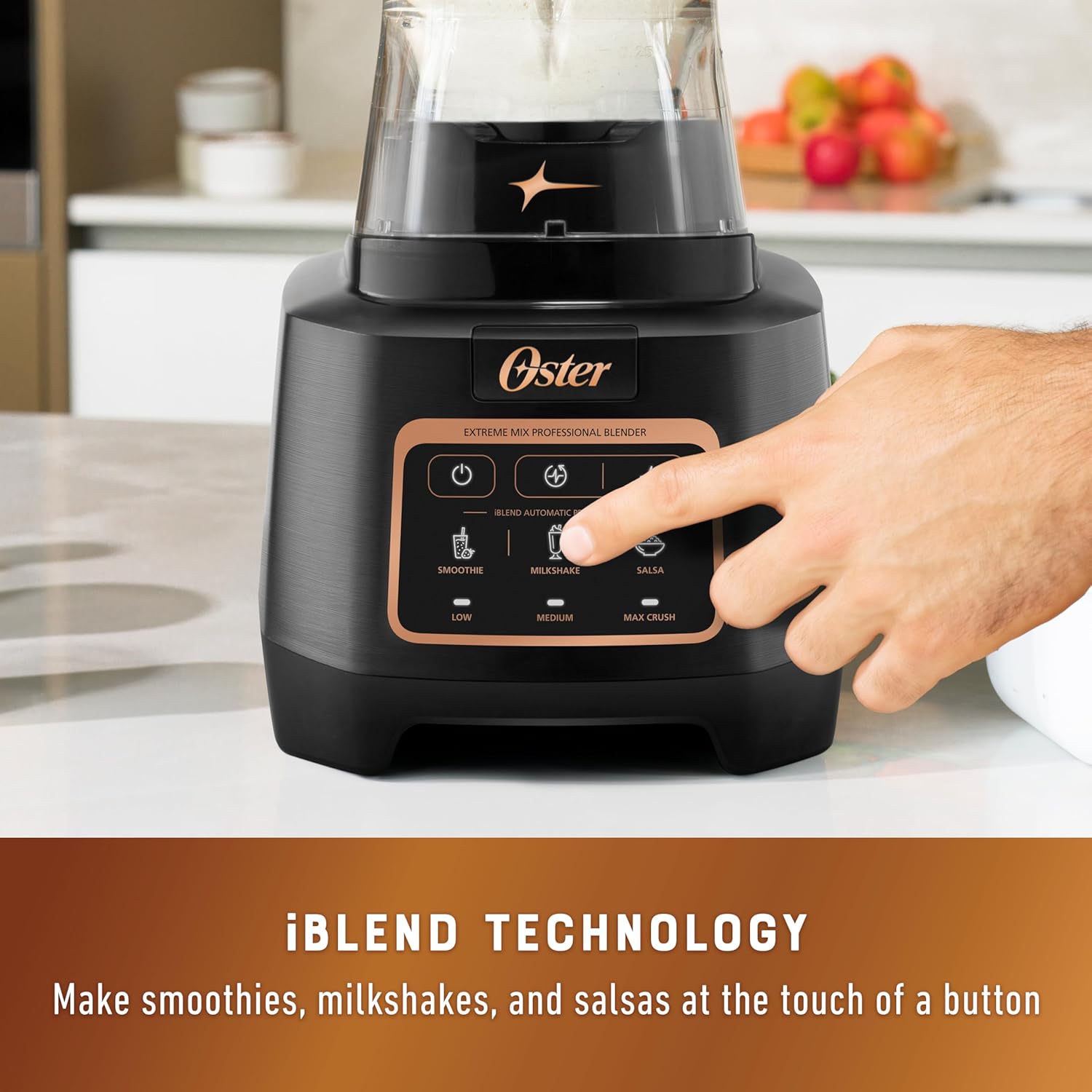 Oster Extreme Mix Blender, 1500 Watt High Speed Blender with 10-Point Blade, 64 oz. with Auto Programs4