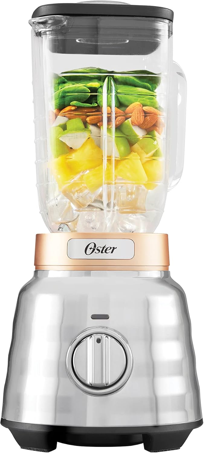 Oster Knob Button Blender with Glass Jar BLSTPBRG Oster Knob Button Blender with Glass Jar BLSTPBRG