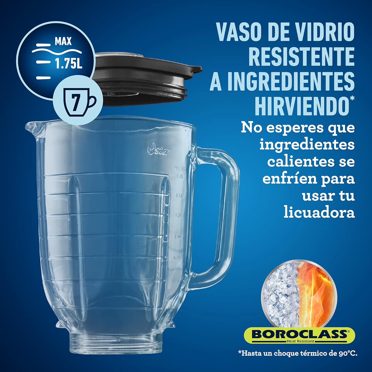 Oster Knob Button Blender with Glass Jar BLSTPBRG6
