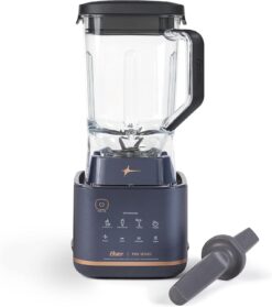 Oster Pro Series Blender with XL 9-Cup Tritan Jar and Tamper Tool Dark Blue