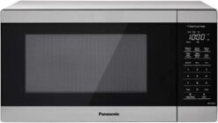 Panasonic NN-SU66LS 1100W with Genius Sensor Cook and Auto Defrost Countertop Microwave Oven, 1.3 cu ft, Stainless Steel