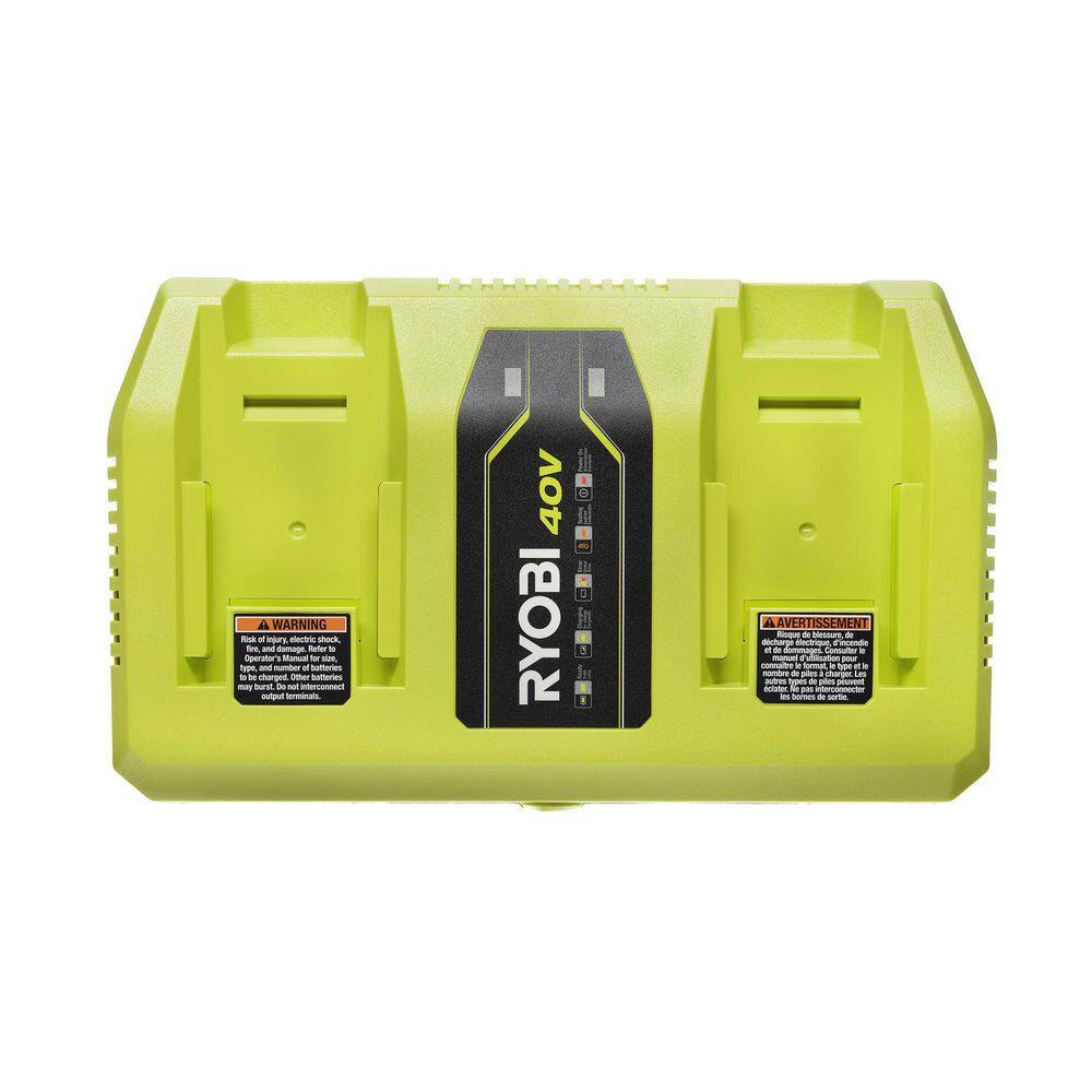 RYOBI OP409A 40-Volt Lithium Ion Dual Port Rapid Charger5