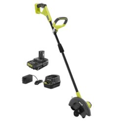 RYOBI P2310 ONE+ 18V 9 in. Cordless Battery Edger with 2.0 Ah Battery and Charger