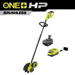 RYOBI P2312 ONE+ HP 18V Brushless Edger with 4.0 Ah Battery and Charger