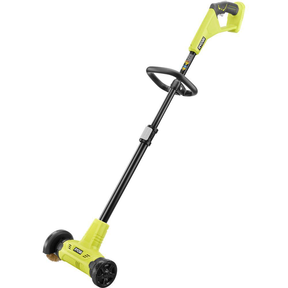 RYOBI P2950 ONE+ 18V Patio Cleaner with Wire Brush Edger with 2.0 Ah Battery and Charger8