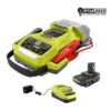 RYOBI P7110 ONE+ 18V Cordless 1600A Jump Starter with LED Work Light Kit with 2.0 Ah Battery and Charge