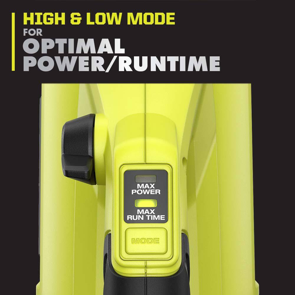 RYOBI PBLLB01B 18V ONE+ HP Brushless Cordless 130 MPH 510 CFM Leaf Blower (Tool Only)7