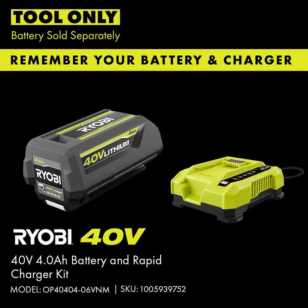 RYOBI RY40HG01B 40V 24 in. Cordless Battery Hedge Trimmer (Tool Only)3