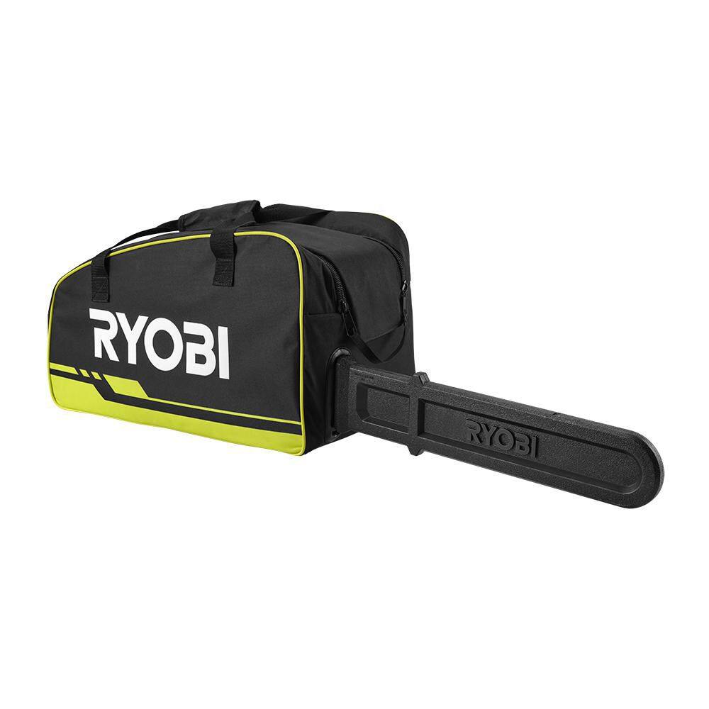 RYOBI RY40HPCW02K-A48CW01 40V HP Brushless 16 in. Battery Chainsaw with Universal Chainsaw Bag, 4.0 Ah Battery and Charger16