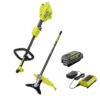 RYOBI RY40PH01K-RYBRC 40V Expand-It Cordless Battery Attachment Capable Powerhead Kit & Brush-Cutter with 4.0 Ah Battery and Charger