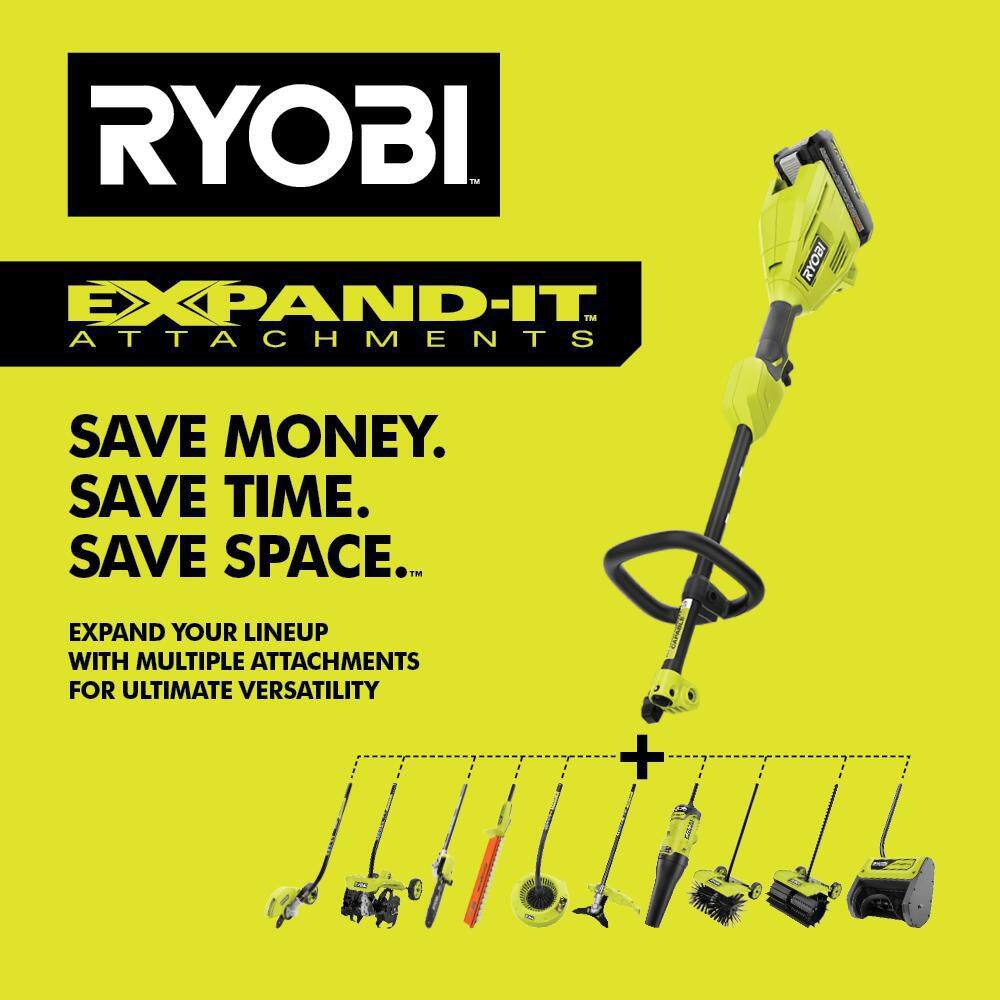 RYOBI RY40ST01B 40V 15 in. Expand-It Cordless Battery Attachment Capable String Trimmer (Tool Only)14