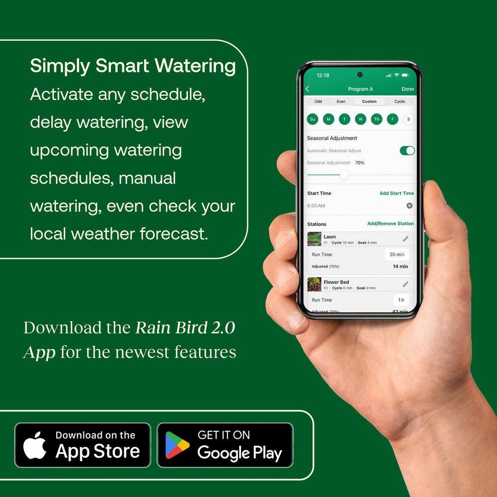 Rain Bird ARC8 8-Zone App Based Indoor Outdoor Residential Irrigation Controller2