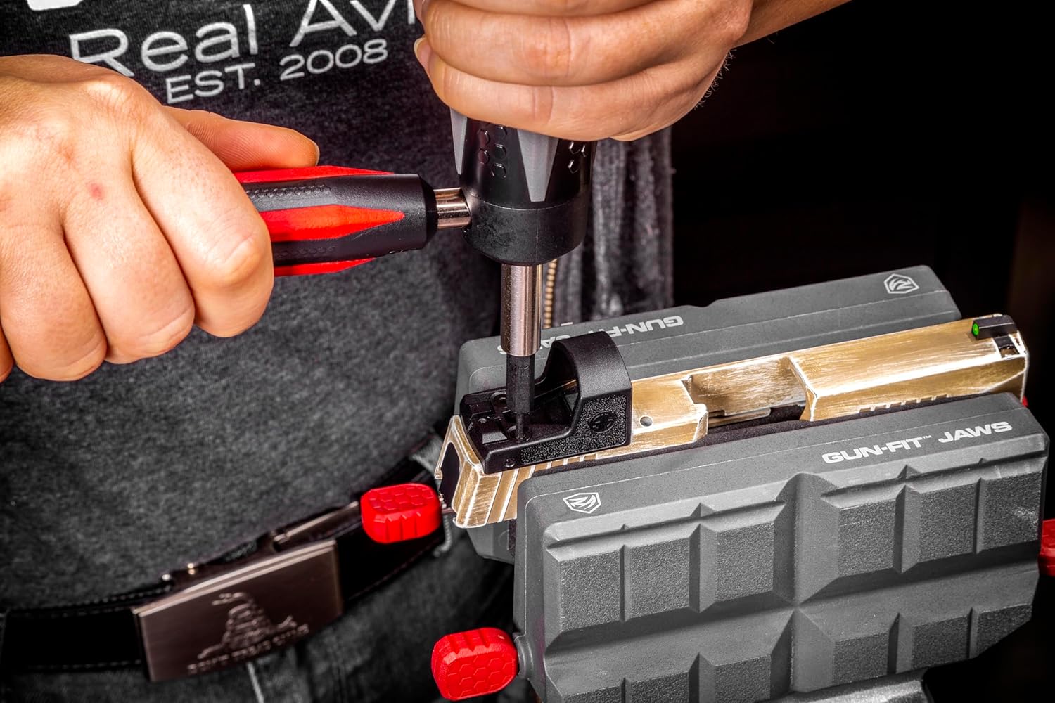 Real Avid Armorers Tool Kit Torque Wrench, Precision Magnetic 83 PCS Screw Driversets with LED Bit Driver, Small Screwdriver, Hex, Phillips & Torx Bit Set4