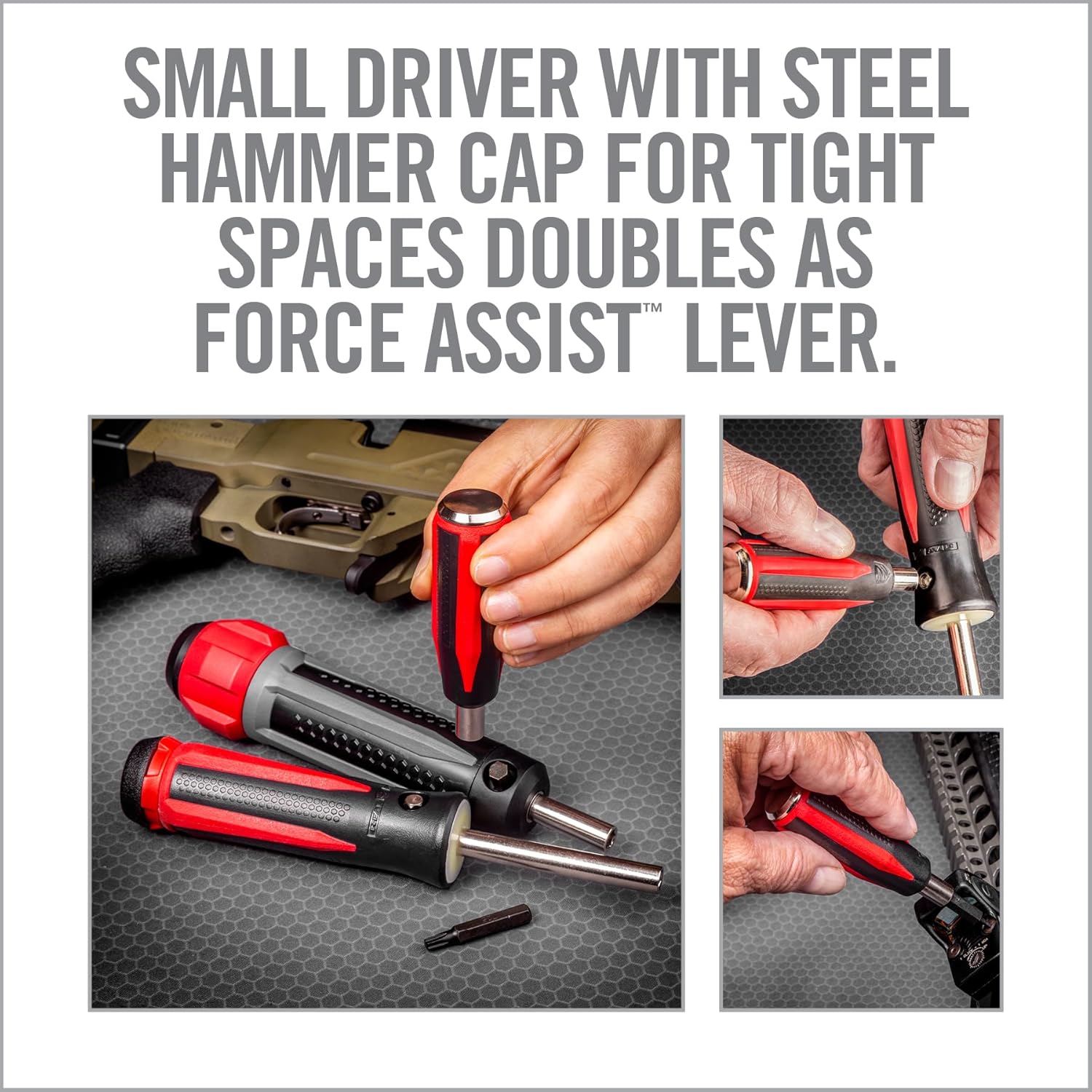 Real Avid Armorers Tool Kit Torque Wrench, Precision Magnetic 83 PCS Screw Driversets with LED Bit Driver, Small Screwdriver, Hex, Phillips & Torx Bit Set8