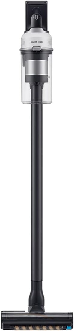 SAMSUNG Jet 85 Cordless Stick Vacuum, Lightweight w/Jet Dual Brush, Anti-Tangle Pet Tool, Removable Battery, Powerful Cleaning for Hardwood Floors, Carpets, Area Rugs, VS20C8522TW, Misty White