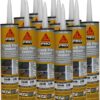 SIKA Sikaflex Crack Flex Sealant - Gray, High-Performance Polyurethane, Self-Leveling, Textured - Waterproof Seal for Horizontal Cracks - 10.1 fl. oz (Pack of 12)