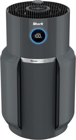 Shark Air Purifier for Home with NeverChange HEPA Air Filter, 1300 sq. ft. for Powerful Multi-Room Purification, 5-Year Filter, Filters Smoke, Captures 99.98% of Particles & Dust, HP301