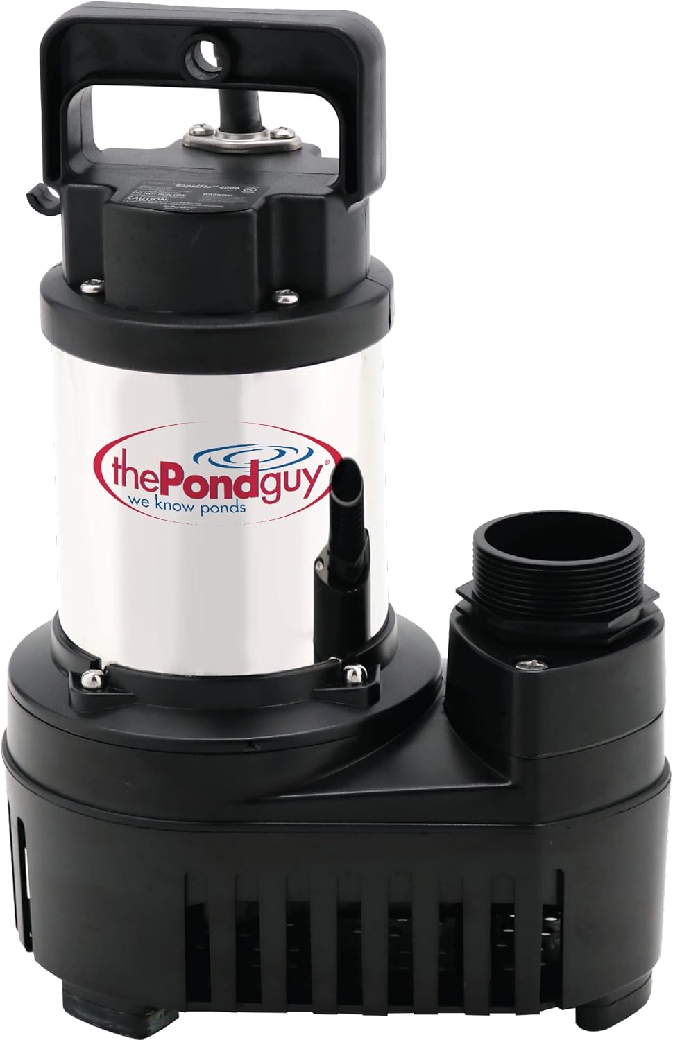 The Pond Guy RapidFlo Submersible Outdoor Water Pump, Perfect for Ponds, Waterfalls, Streams, Hydroponics & Pondless Features, Easy Install, Energy Saving, Quiet, Powerful Flow, Asynchronous, 4000 GPH2