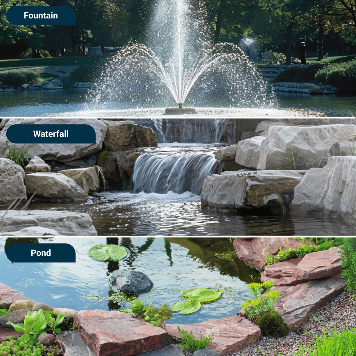 Tsurumi Pump 2PU Submersible Pond Pump Waterfall Pump 1 5 HP 115V 2 in Discharge Ideal Water Feature Pump for Ponds, Fountains, Waterfalls 50 GPM 3000 GPH7