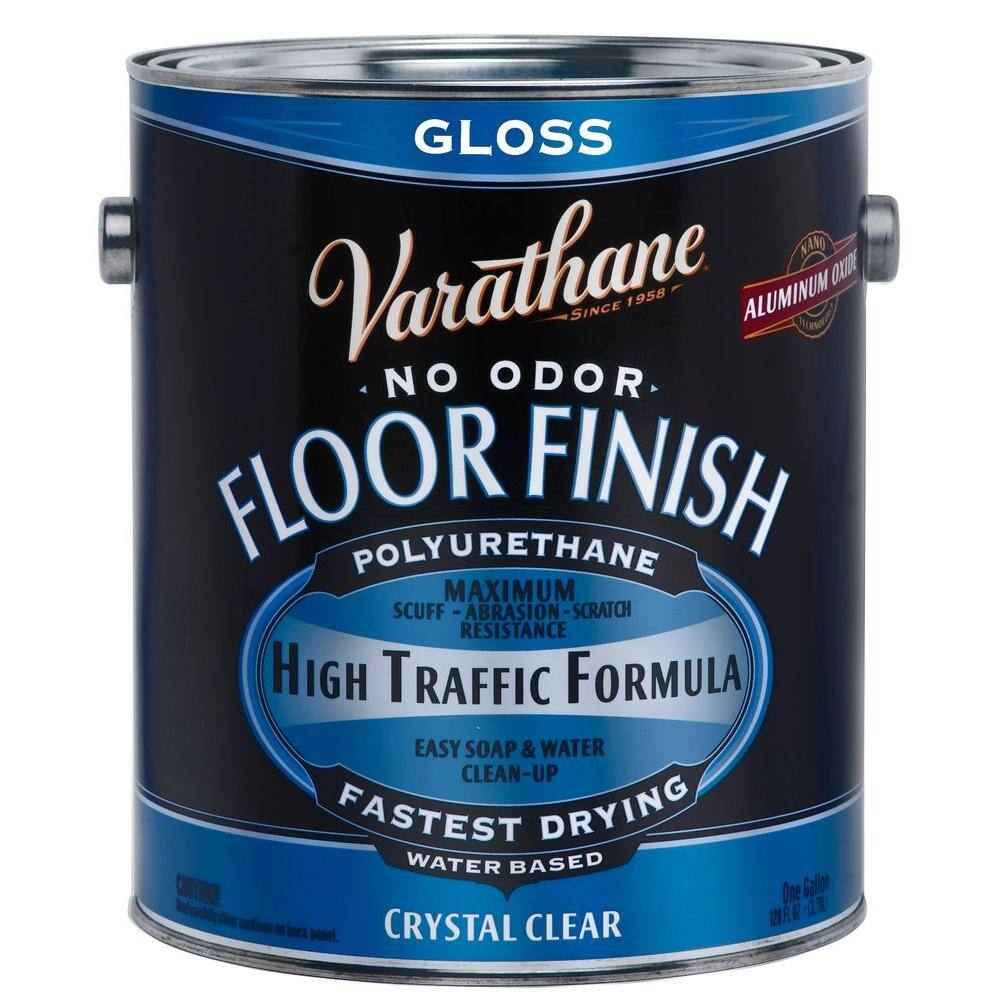 Varathane 230031 1 gal. Clear Gloss Water-Based Floor Polyurethane (2-Pack) Varathane 230031 1 gal. Clear Gloss Water-Based Floor Polyurethane (2-Pack)