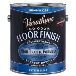 Varathane 230131 1 gal. Clear Semi-Gloss Water-Based Floor Polyurethane (2-Pack)