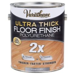Varathane 298272 1 Gal. Clear Gloss Ultra Thick 2X Water-Based Floor Polyurethane (2-Pack)