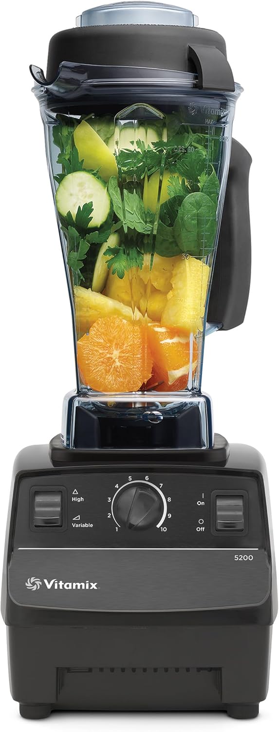Vitamix 5200 Professional Grade Blender for Smoothies, Food Grinder and Emulsifier, 64oz Pitcher, Black Vitamix 5200 Professional Grade Blender for Smoothies, Food Grinder and Emulsifier, 64oz Pitcher, Black
