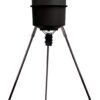 WILDGAME INNOVATIONS Quick-Set 225 lb Game Feeder with Digital Timer | Durable Tripod Corn/Pellet Hunting Feeder with 1-4 Available Feed Times & 30-feet Radius