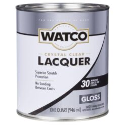 Watco 63041 1 qt. Clear Gloss Lacquer Wood Finish (6-Pack)