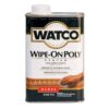 Watco 68041 1 Quart Clear Gloss Wipe-On Interior Shellac, Lacquer & Polyurethane (6-Pack)