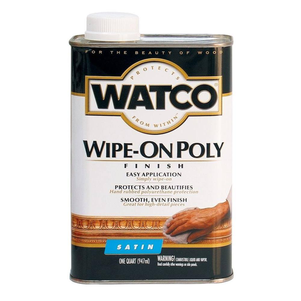 Watco 68141 1 qt. Satin Wipe-On Polyurethane (6-Pack) Watco 68141 1 qt. Satin Wipe-On Polyurethane (6-Pack)