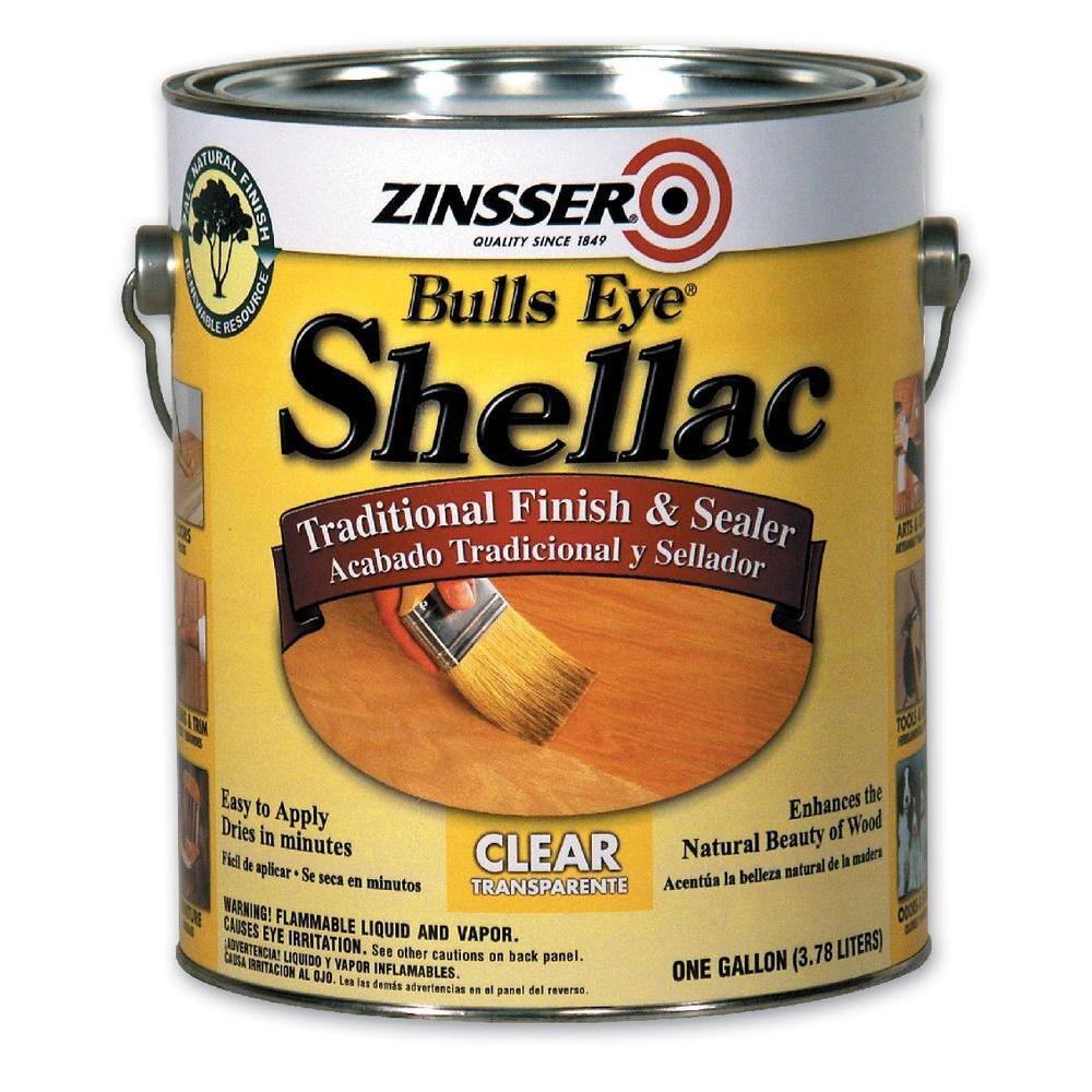 Zinsser 00301 1 Gallon Clear Gloss Shellac Traditional Finish and Sealer Waterproofer Sealer Shellac (Case of 2) Zinsser 00301 1 Gallon Clear Gloss Shellac Traditional Finish and Sealer Waterproofer/Sealer Shellac (Case of 2)