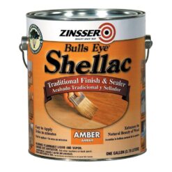 Zinsser 701 1 gal. Amber Clear Gloss Traditional Interior Shellac Waterproofer/Sealer (Case of 2)