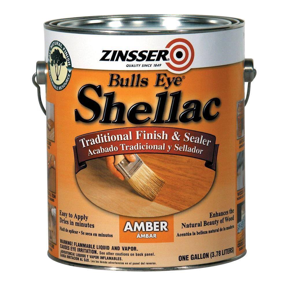 Zinsser 701 1 gal. Amber Clear Gloss Traditional Interior Shellac Waterproofer Sealer (Case of 2) Zinsser 701 1 gal. Amber Clear Gloss Traditional Interior Shellac Waterproofer/Sealer (Case of 2)