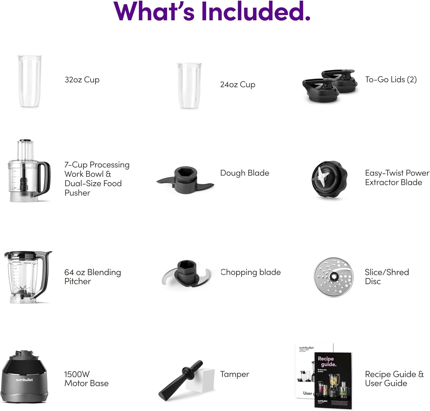 nutribullet Triple Prep System NBKS50100, Black16