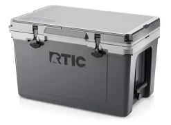 RTIC 52 QT Ultra-Light Cooler, Hard-Sided Ice Chest, Gray