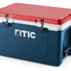 RTIC 52 QT Ultra-Light Hard-Sided Ice Chest Cooler, Fits 76 Cans, Patriot