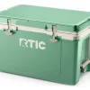 RTIC 52 QT Ultra-Light Hard-Sided Ice Chest Cooler, Fits 76 Cans, Sage/Beach