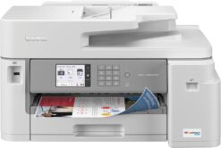 Brother MFC-J5855DW INKvestment Tank Color Inkjet All-in-One Printer with up to 1 Year of Ink in-box1, White