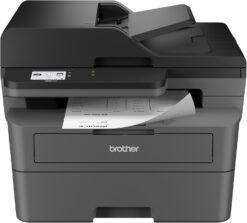Brother MFC-L2820DW Wireless Compact Monochrome All-in-One Laser Printer with Copy, Scan and Fax, Duplex, Black & White