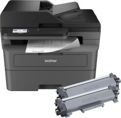 Brother MFC-L2820DW XL Wireless Compact Monochrome All-in-One Laser Printer with Copy, Scan and Fax