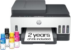 HP 28B70A Smart Tank 7301 Wireless All-in-One Ink Tank Printer, Scanner, Copier with 2 Years of Ink Included, Best-for-Home Office